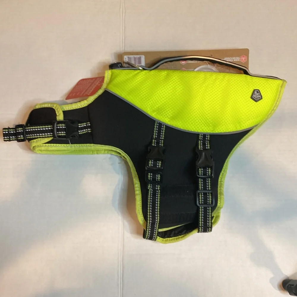 NWT Arcadia Trail Flotation Dog Life Jacket,  High Visibility, Sz: S